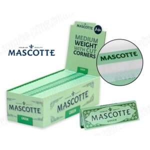 Buy Mascotte | Green Premium Rolling Papers | 50 Pack in Australia