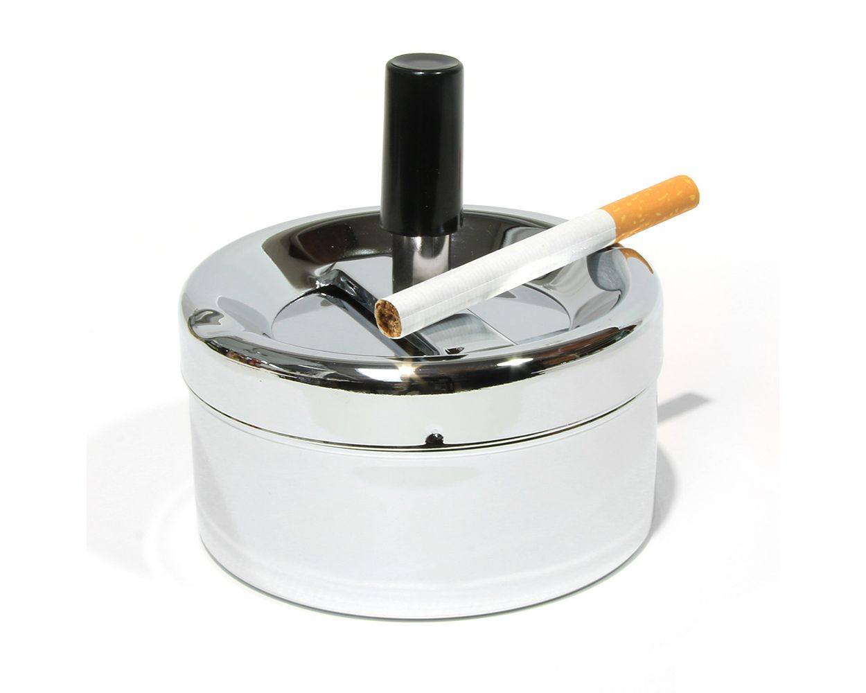 Angelo | Spinner Ashtray High Polished Chrome | 9cm