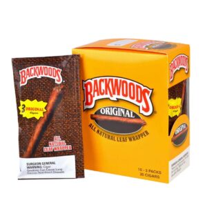 Buy Backwoods Cigars Original (10 Packs of 3) online Australia