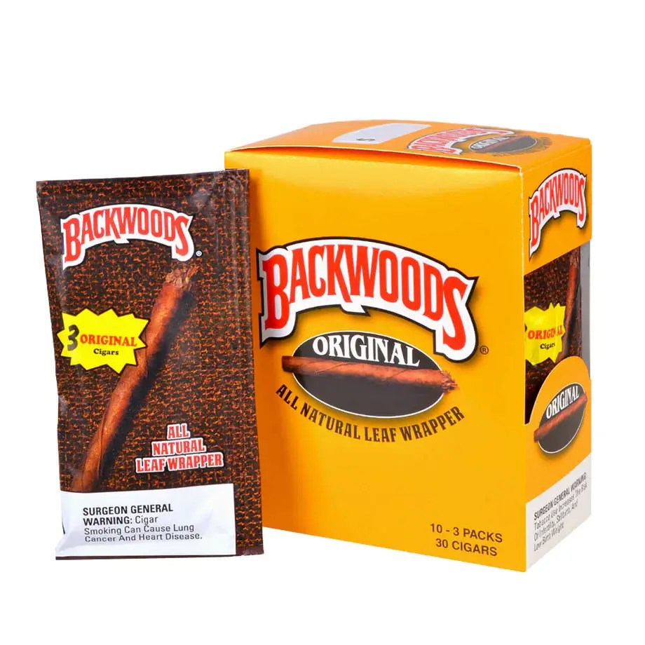 Buy Backwoods Cigars Original (10 Packs of 3) online Australia
