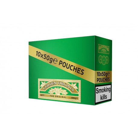 Golden Virginia Original (Green) 10x50g Pouch
