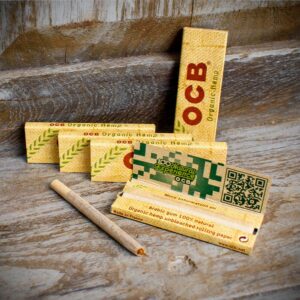 Buy OCB | Regular Organic Hemp Rolling Papers | Pack of 5 Booklets Australia